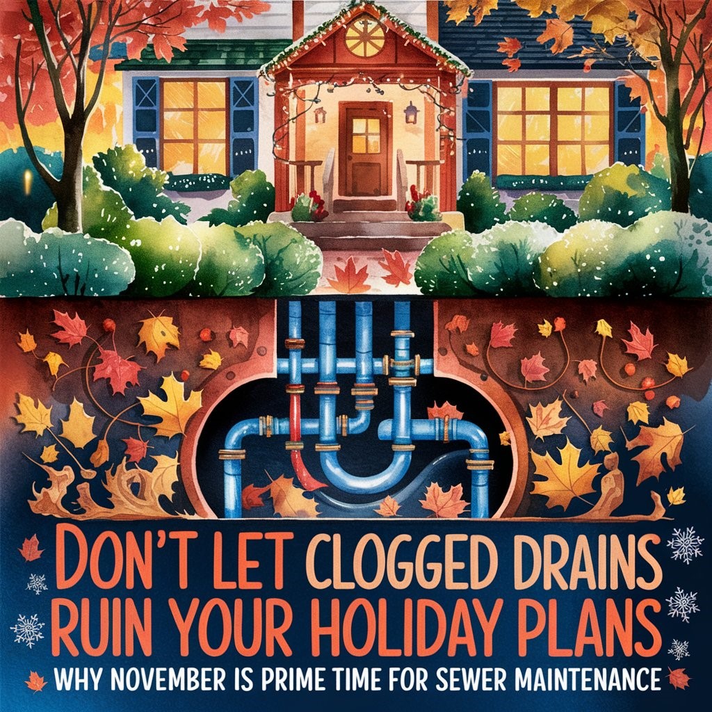 Don’t Let Clogged Drains Ruin Your Holiday Plans: Why November is Prime Time for Sewer Maintenance