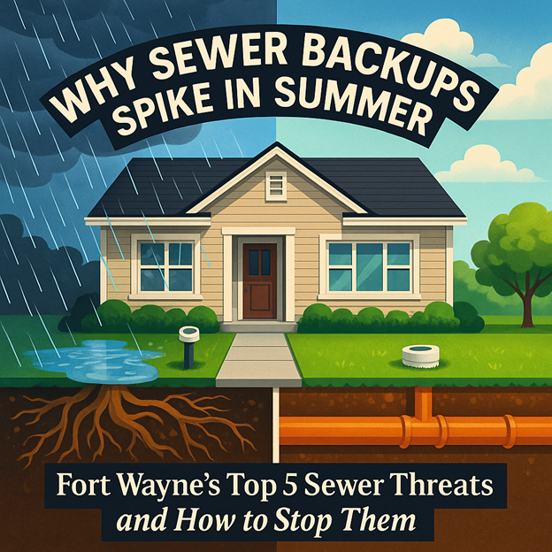 The Top 5 Causes of Sewer Backups During Summer Months