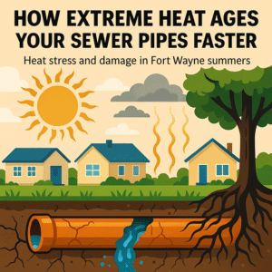 How Extreme Heat Ages Your Sewer Pipes Faster