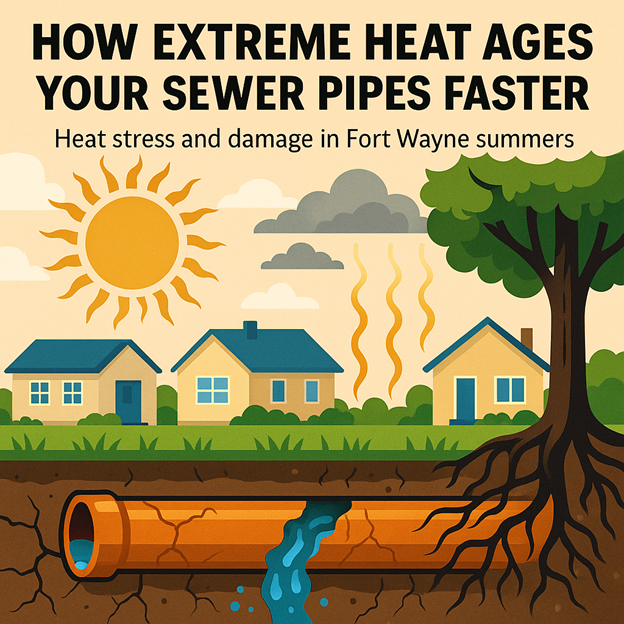 How Extreme Heat Ages Your Sewer Pipes Faster