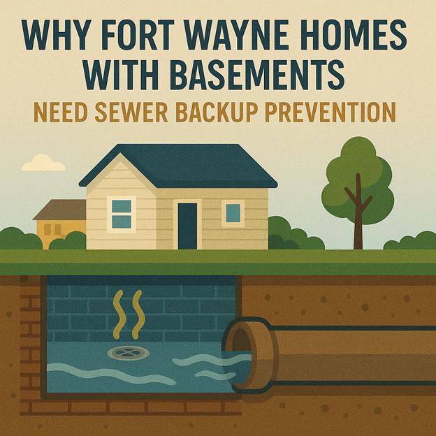 Why Fort Wayne Homes with Basements Need Sewer Backup Prevention
