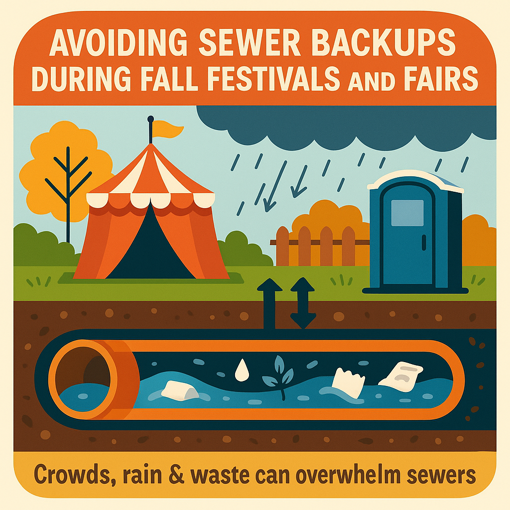 Avoiding Sewer Backups During Fall Festivals and Fairs