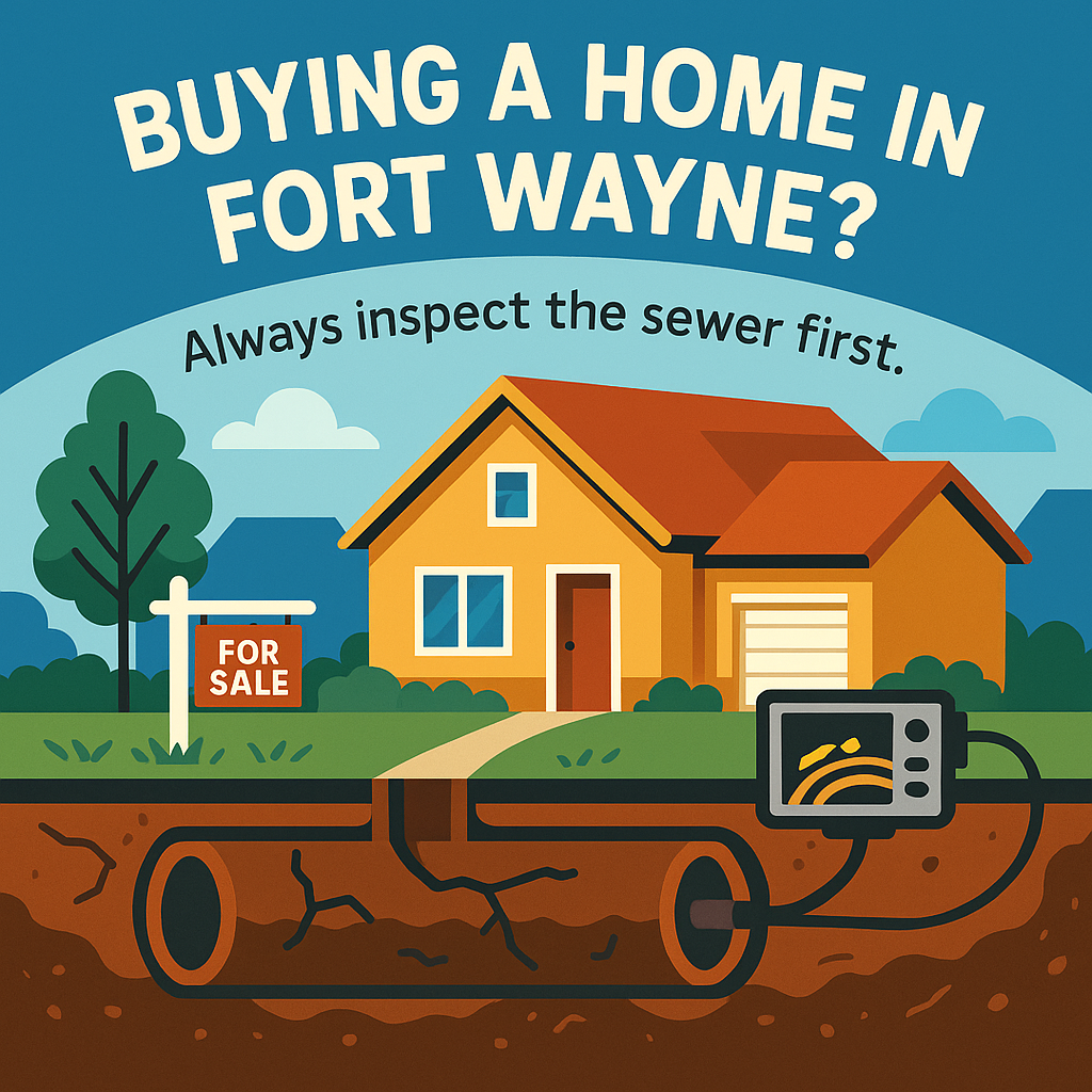 Buying a Home in Fort Wayne? Always Inspect the Sewer First