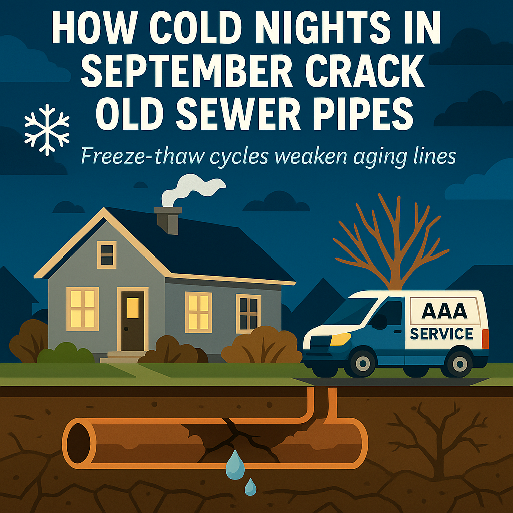 How Cold Nights in September Crack Old Sewer Pipes