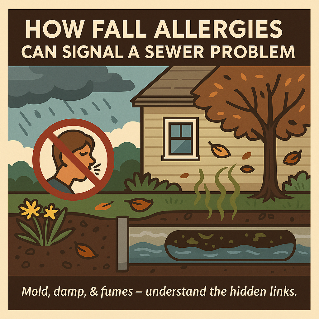 How Fall Allergies Can Signal a Sewer Problem