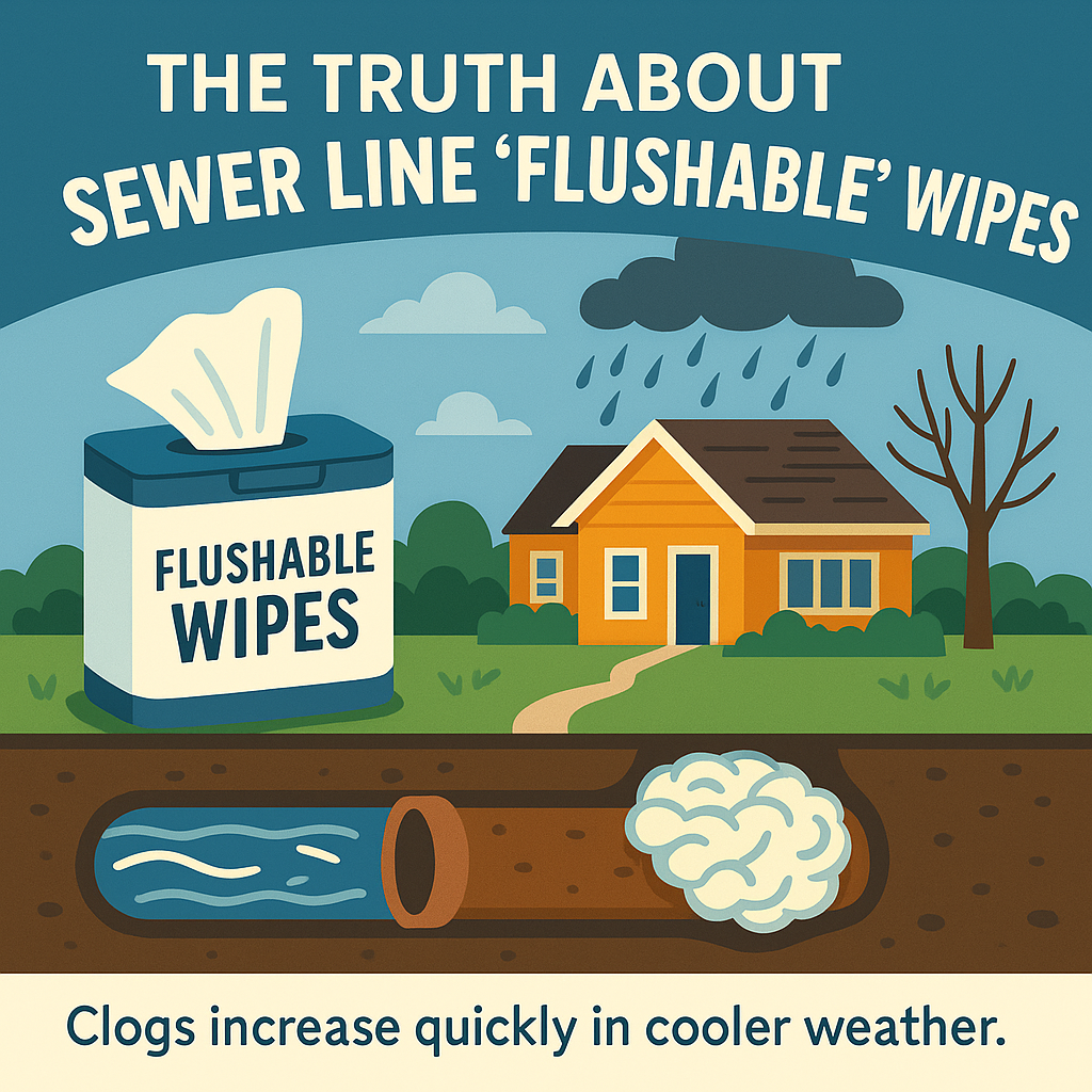 The Truth About Sewer Line ‘Flushable’ Wipes in Cooler Months