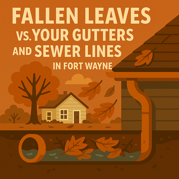 Fallen Leaves vs. Your Gutters and Sewer Lines in Fort Wayne