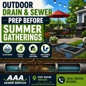 Outdoor Drain & Sewer Prep Before Summer Gatherings in Fort Wayne