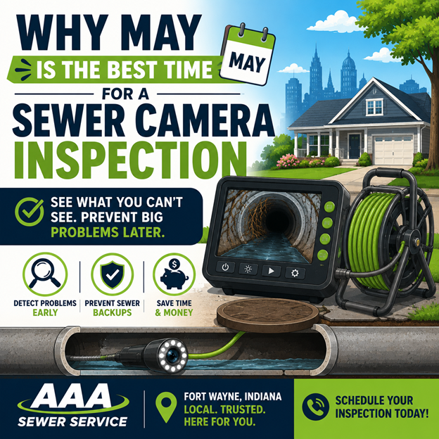 Why May Is the Best Time for a Sewer Camera Inspection in Fort Wayne